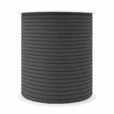 Imagem de Mandala Crafts Cordões de substituição macios cinza escuro para bolsas de moletom - cordão de tubulação para estofamento de costura - 50 metros 3 mm fio de algodão macramê corda espartilho cordas