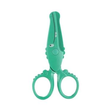 Imagem de Tesoura Plástica Segura Para Crianças Em Idade Pré-Escolar Com Design 