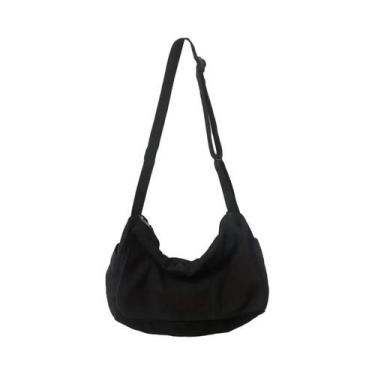 Imagem de Bolsa Mensageira Vintage De Lona Para Mulheres, Tote Casual Para Adole