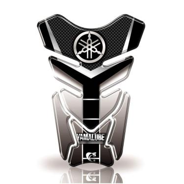 Imagem de Protetor De Tanque Yamaha Diapasão Varios Modelos Cor Prata