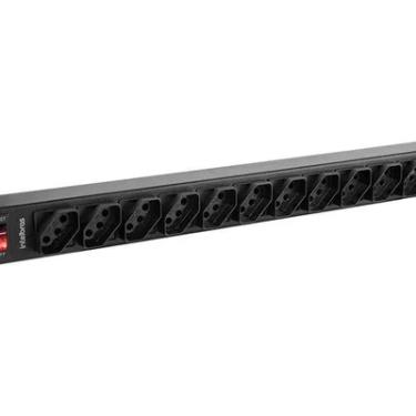 Imagem de Filtro De Linha De Energia Filtro De Linha 4824301 Epr 212 Para Rack 12 Tomadas Preto