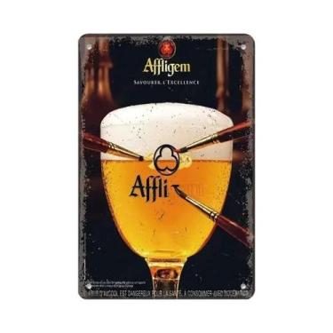 Imagem de Placa De Metal Vintage Retro Malibu Para Cerveja, Uísque E Vinho, Deco