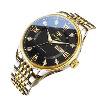 Imagem de Relógio De Pulso Mecânico Automático De Luxo Masculino Em Aço Inoxidáv