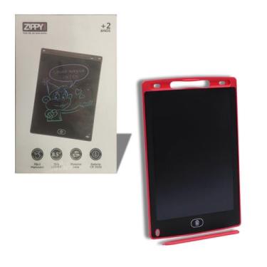 Imagem de Lousa Magica De Desenho Digital Infantil LCD 8.5 - LUATEK, Vermelho