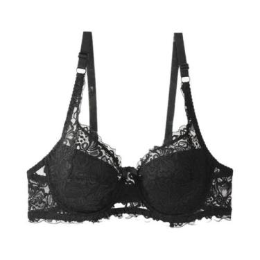 Imagem de Sutiã Sexy De Renda plus Size Para Mulheres Com Arame E Copas C/D 36-4