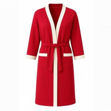 Imagem de Roupão de Banho Adulto Extra Macio Unissex Várias Cores Tamanho Único 