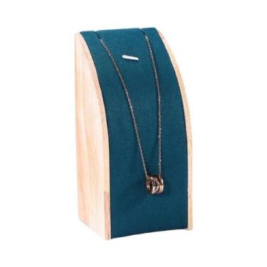 Imagem de Suporte De Exibição De Joias Em Madeira Em Formato De Arco Para Colare