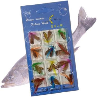 Imagem de Isca Pesca Mosca Artificial Pescaria Peixe Fishing Tucunare Robalo Lam