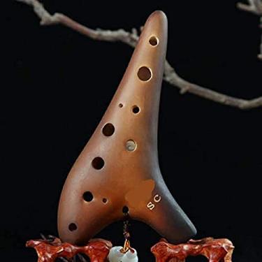 Imagem de KRASS Ocarina 12 Hole Classic Vintage Ocarina AC/SF/SG/SC opcional, música e iniciantes...