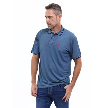 Imagem de Camisa Polo Masculina Piquet Algodão Casual