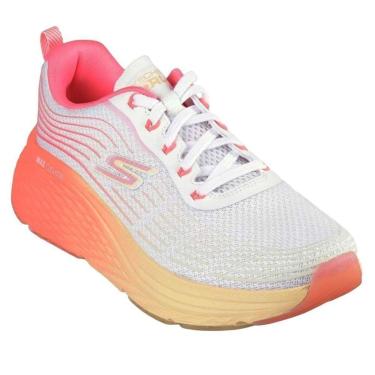 Imagem de Tênis Skechers Max Cushioning Elite 2.0 Feminino  - Branco e Laranja 34-Feminino
