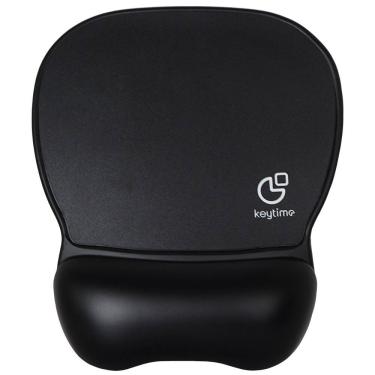 Imagem de Mousepad Keytime SurfacePro Tecido Com Apoio De Pulso Em Gel 240x210 Preto - KYT00018 