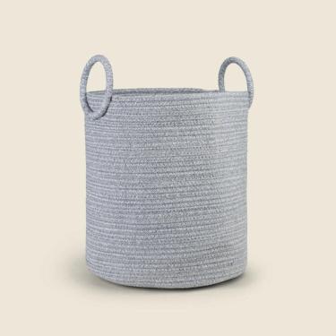 Imagem de Cesto Gray Algodão Cinza 34x36 - A\CASA