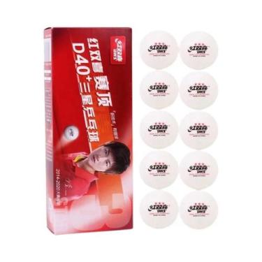 Imagem de Bolas De Tênis De Mesa Profissionais Aprovadas Pela ITTF, 10 Peças, Ma