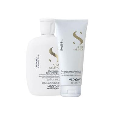 Imagem de Alfaparf Semi di Lino Diamond Kit Shampoo 250ml Condicionador 200ml Br