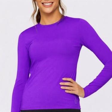 Imagem de Camiseta Feminina Selene Fitness Academia Tecido Confortável UV50+ Esportiva Reforçada Casual-Feminino