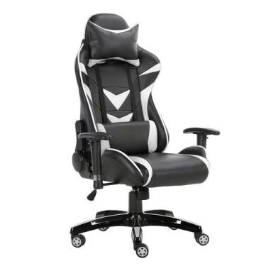 Imagem de Cadeira Gamer Craft Preta e Branca - Mobly