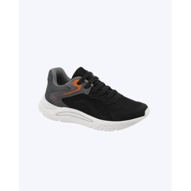 Imagem de Tênis New Sport Infantil Masculino Klin 480075000, Preto, Grafite, Lar
