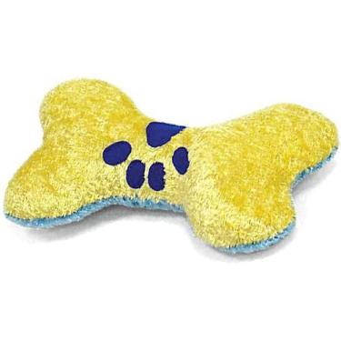Imagem de Brinquedo para cachorro Osso de Pelúcia Chalesco com som ao apertar, A