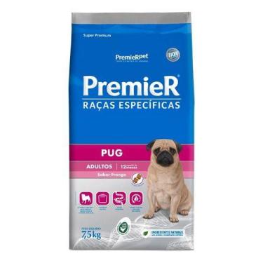 Imagem de Ração Premier Raças Específicas Pug Adultos Sabor Frango 7,5kg