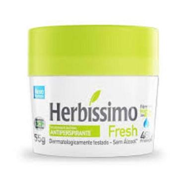 Imagem de DESODORANTE CREME ANTITRANSPIRANTE HERBISSIMO DIVERSOS 55g - DAN