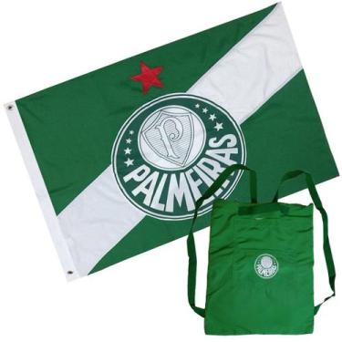 Imagem de Bandeira Pocket Do Palmeiras 90x1,28m Dupla Face 2 Panos - BC ARTS ESP