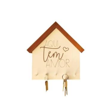 Imagem de Porta-chaves/correspondencias aqui tem amor - GEGUTON