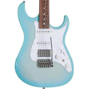 Imagem de Guitarra Elétrica Tagima Stella Oasis Ocean Blue HSS Roasted Maple Ble
