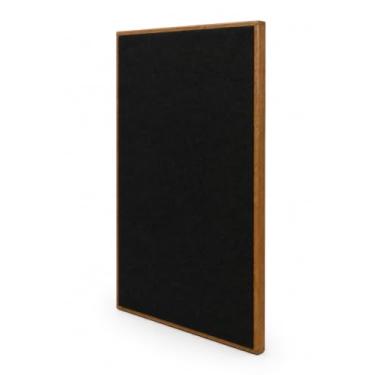 Imagem de Painel de tratamento acústico premium 100x50x5cm, lã de rocha, alta densidade (Preto)