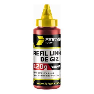 Imagem de Refil para giz de linha vermelho amb interno e externo 120g - FERTAK