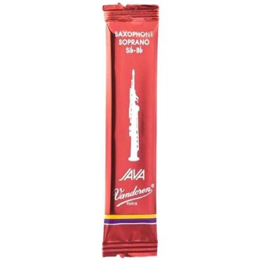 Imagem de Palheta Sax Soprano 2 Vandoren Java Red