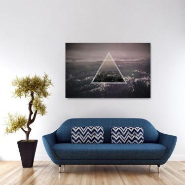 Imagem de Quadro Abstrato Escritório Sala com Tela em Tecido 1