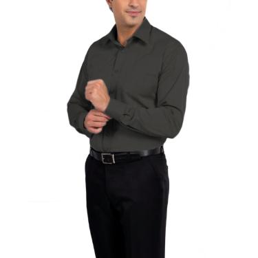 Imagem de Camisa Social Manga Longa 100% Microfibra Masculina