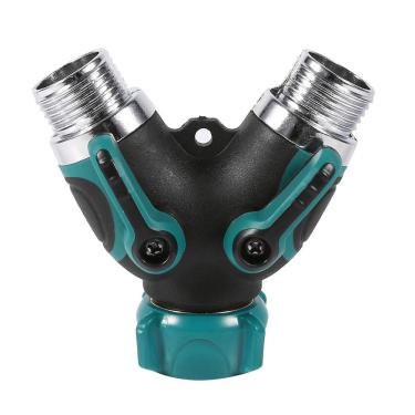 Imagem de resistente bidirecional,Pilipane Separador de mangueiras, torneira de jardim, divisor de torneira, mangueira e divisor, mangueira de jardim e divisor, divisor de babador