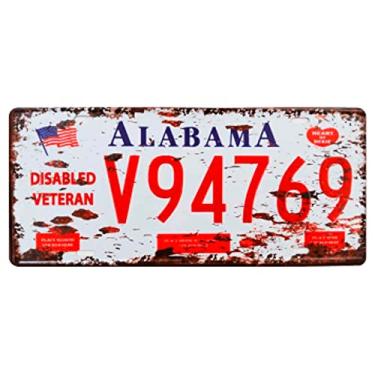 Imagem de Placa de Carro Decor em Madeira State Route - Alabama