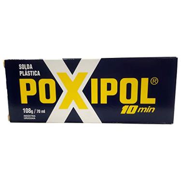 Imagem de Solda Pástica Epóxi Bicomponente Poxipol Cinza 108Gr / 70Ml