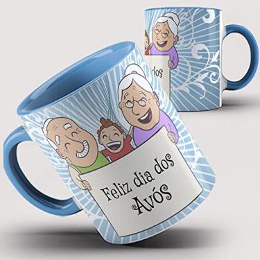 Imagem de Caneca Azul Feliz dia dos Avós 4ia