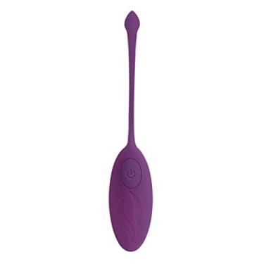 Imagem de Vibradores Ovo Com Controle Remoto Sem Fio Estimulador Para Clitóris e Ponto G Feminino Brinquedos Sexuais Massageador Erótico Zatla (Roxo)