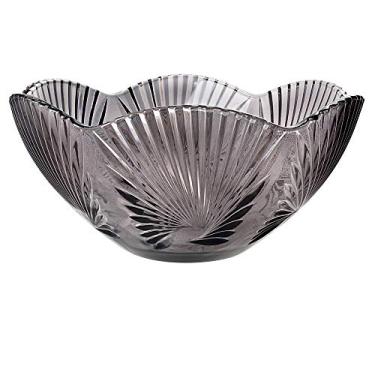 Imagem de Centro de mesa Lirica em cristal ecologico D25xA11,5cm cor fume