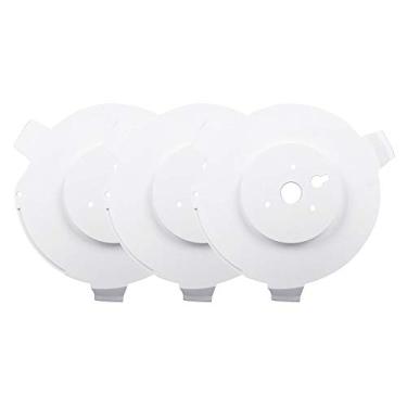 Imagem de Wemay Suporte de parede para TP-Link Deco M9 Plus Whole Home Mesh Sistema WiFi Suporte de suporte robusto que economiza espaço Suporte de roteador TP-Link Plugue sem fios ou parafusos bagunçados