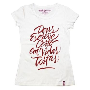 Imagem de Camiseta Feminina Vidas Tortas - Virá