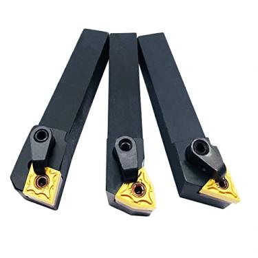 Imagem de 3 peças de inserções de carboneto de giro de giro de giro CNC com giro de giro de giro de giro de giro de 3,5 cm, conjunto de brocas MTJNR1616H16 + MWLNR16H08 + MCLNR1616H12 com 3 peças wnmg431, cnmg431, tnmg331 inserções de carboneto indexáveis (corte direito)