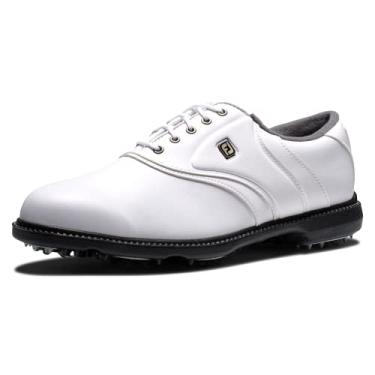 Imagem de FootJoy Tênis de golfe masculino Fj Originals, Branco, 8 Wide