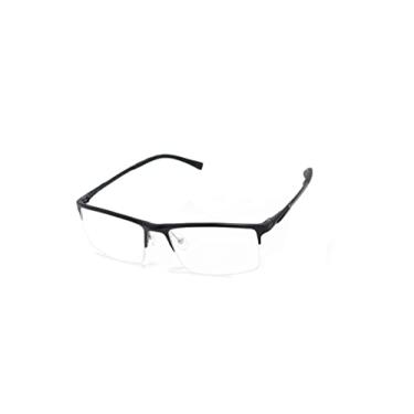 Imagem de Óculos Armação Masculino Alumínio Nylon Com Lentes Sem Grau Z-73 - Preto