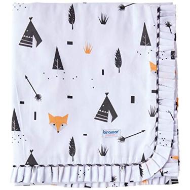 Imagem de Biramar Baby Manta Percal Babado Branca