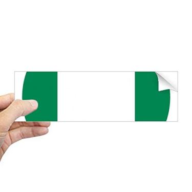 Imagem de DIYthinker Nigéria África Emblema nacional retangular para para-choque adesivo janela decalque