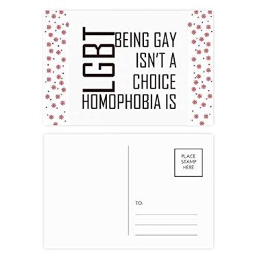 Imagem de LGBT Cartão postal Bênção Cartão postal Bênção Bandeira de Arco-íris Escolha ou Não Natal