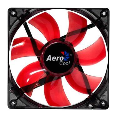 Imagem de Cooler 120mm AeroCool Lightning Red - LED Vermelho - EN51363