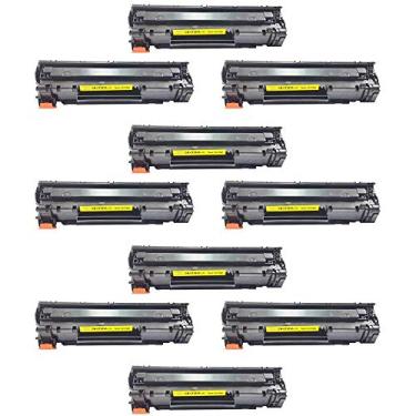 Imagem de Chinamate Kit 10 toner compatível com Cf283a 83a para impressora M125a M201 M225 M226 M202 M127
