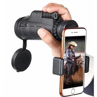 Imagem de Telescópio monocular, binóculos monoculares 35X50 HD de alta potência, com revestimento de banda larga FMC de 12 camadas e prisma de material BAK4, vem com um suporte para smartphone e um tripé, para acampar, viajar